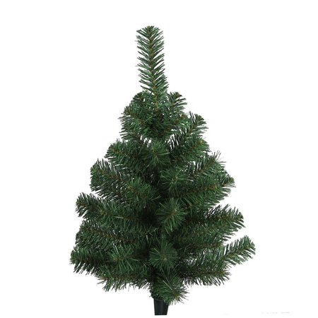 ADLMIRED BY NATURE Admired by Nature GXT5938-NATURAL 24 in. Artificial Christmas Pine Tabletop Tree 45 Tips with Plastic Cone GXT5938-NATURAL